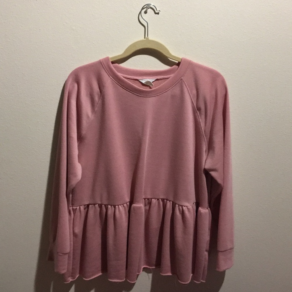 Dusty pink CASLON thick long sleeve